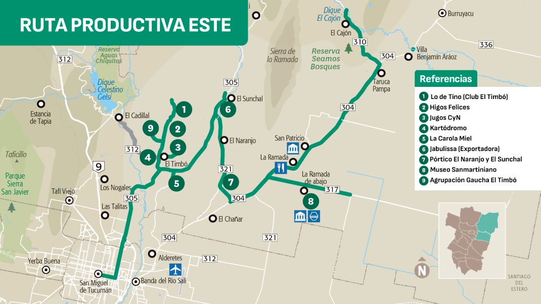 Ruta Productiva y Turística del Este Tucumano